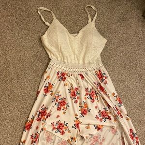 Long dress with shorts